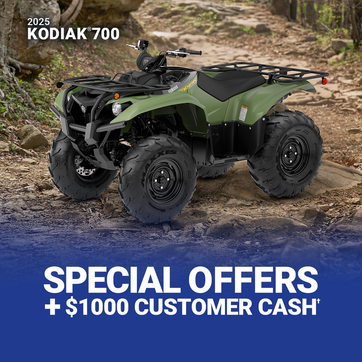 Yamaha ATVs - As Low As 2.99% APR for 24 Months
